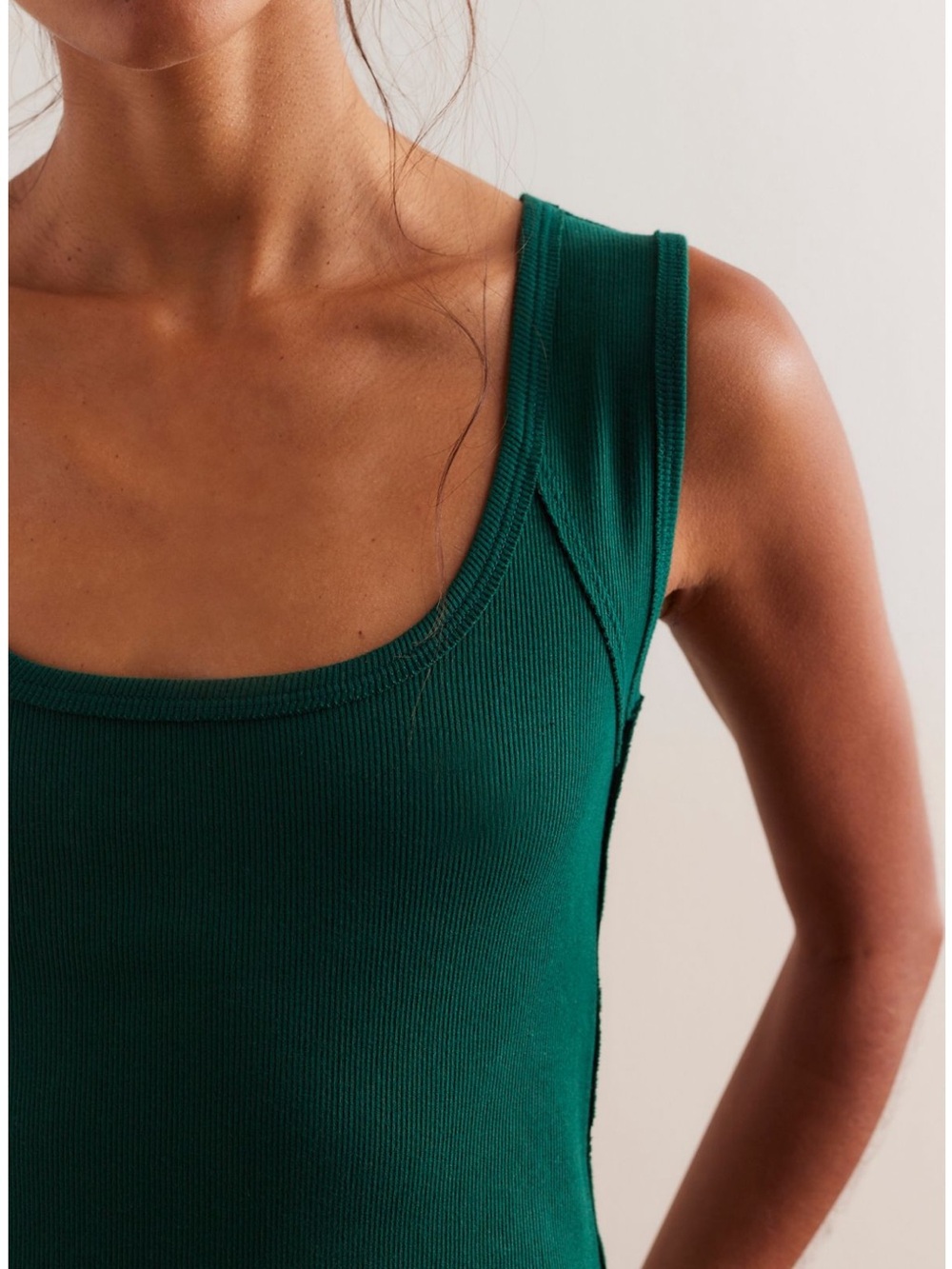 Free People Hummingbird Tank Top in Rainforest Green in size XS